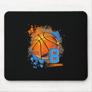 8 Years Old 8th Birthday Sketll Mouse Pad