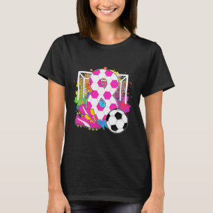 8 Years Old Birthday Girl 8th Birthday Soccer Them T-Shirt