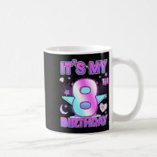 8 Years Old Birthday Kp Kids 8th Birthday Girls K- Coffee Mug