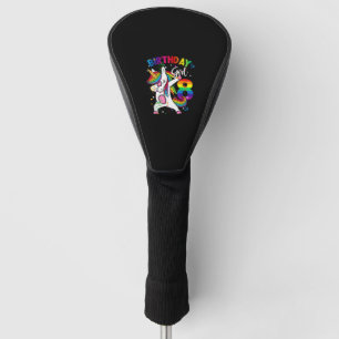 8 Years Old Kid 8th Birthday Gift Dabbing Unicorn Golf Head Cover
