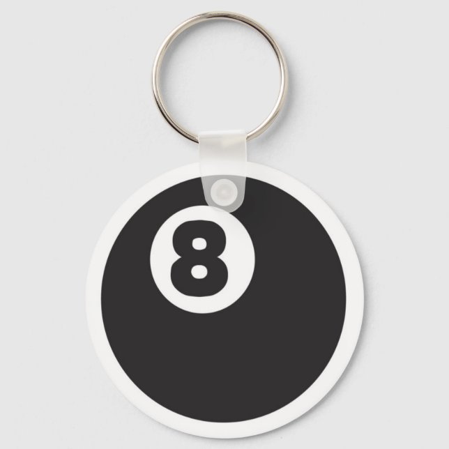 8ball - Customised Key Ring (Front)