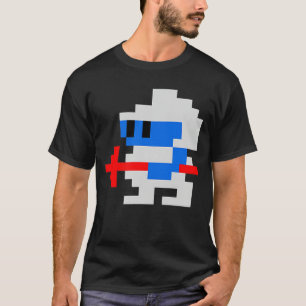 8BIT 80S RETRO CLASSIC VIDEO GAME CHARACTER DUG HE T-Shirt