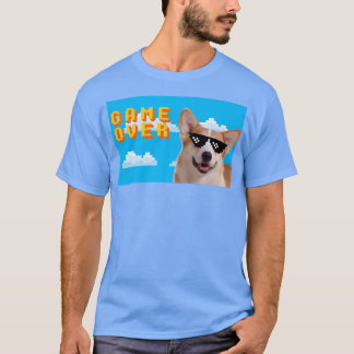 8bit Game Over Pembroke Welsh Corgi-4 T-Shirt
