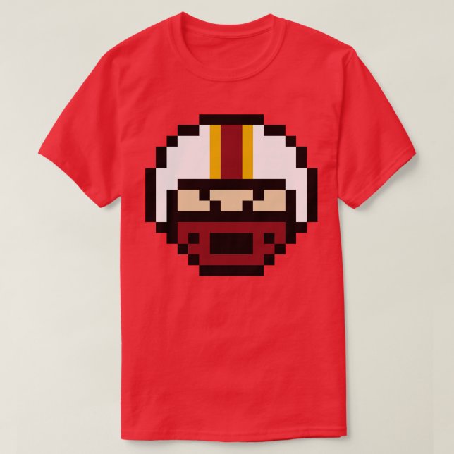 8Bit Helmet  Monroe TShirt (Design Front)