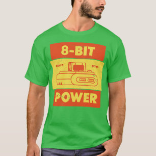 8bit Power Retro Gamer T-Shirt