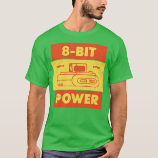 8bit Power Retro Gamer T-Shirt