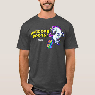 8Bit Unicorn Poots T-Shirt