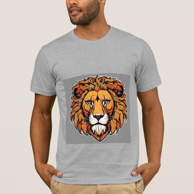 8K lion Sticker Edition T-Shirt (Front)