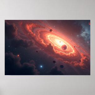 8K Multiverse Horizons: Milky Way & Parallel Dimen Poster