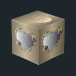 8th,19th Bronze/21st Brass Rose Heart 4 Photos Cube<br><div class="desc">For that unique keepsake to enjoy all year long,  why not a wedding anniversary photo cube with my original rose heart frame gracing your gorgeous photos for them</div>