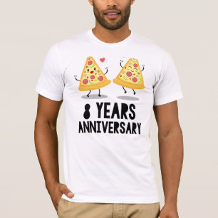 8th Anniversary 8 Years of Love Gift T-Shirt