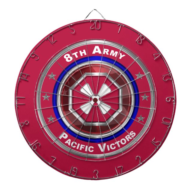 8th Army  Dartboard (Front)