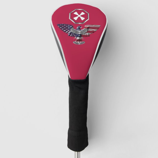 8th Army Veteran Golf Head Cover (Front)