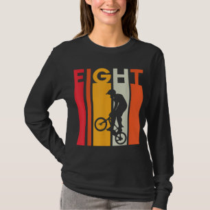8th Birthday 8 Years Old Kids Bmx Bike Lover B-day T-Shirt