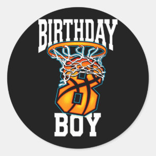 8th Birthday Basball 8 Years Old Kids Gift Classic Round Sticker