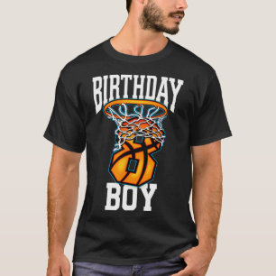8th Birthday Basketball  8 Years Old Kids Gift 1 T-Shirt