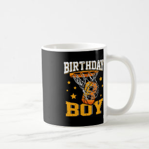 8th Birthday Basketball Boy 8 Year Old Basketball Coffee Mug