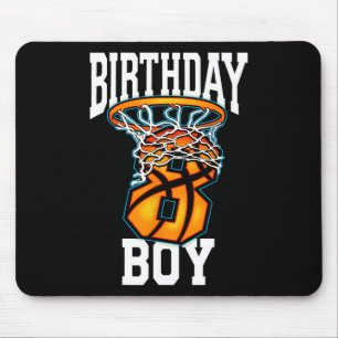 8th Birthday Bysketbyll 8 Years Old Kids Gift 1  Mouse Pad