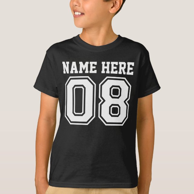 8th Birthday (Customisable Kid's Name) T-Shirt (Front)