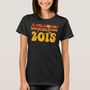 8th Birthday Gifts Awesome Since 2015 8 Year Old G T-Shirt