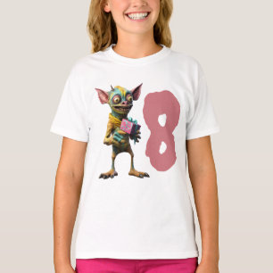 8th Birthday Girl Gremlin T-Shirt