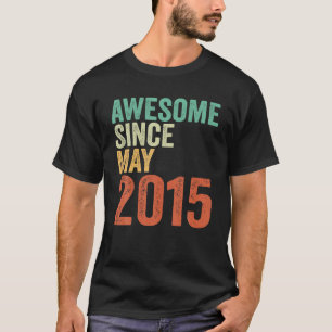 8Th Birthday Girls Boys Gifts Awesome Since May 20 T-Shirt