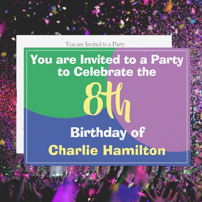 8th Birthday Invitation (Creator Uploaded)