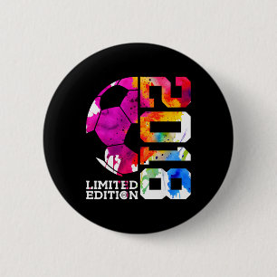 8th Birthday Soccer Limited Edition 2018  6 Cm Round Badge