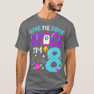 8th Birthday Space Rocket T-Shirt