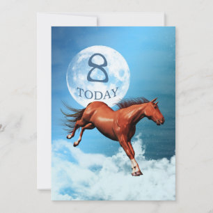 8th birthday Spirit horse party invitation