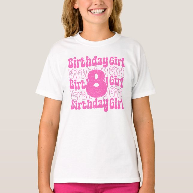8th Birthday T-Shirt (Front)