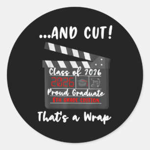 8Th Grade 2026 Last Day Classic Round Sticker