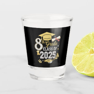 8th Grade Class Of 2025 Graduate Graduation Shot Glass
