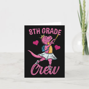 8th Grade Crew Ballet Back To School Girls Vintage Card