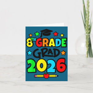 8th grade grad 2026 eighth grade graduation card