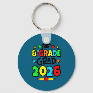 8th grade grad 2026 eighth grade graduation key ring