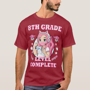 8th grade level complete funny gaming graduation T-Shirt