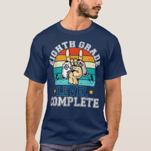 8th Grade Level Complete Gamer Class Of 2022 Gradu T-Shirt