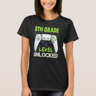 8th Grade Level Unlocked Apparel Back To School Ga T-Shirt