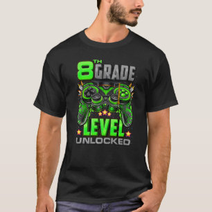 8th Grade Level Unlocked  Back To School 8th Grade T-Shirt