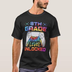 8Th Grade Level Unlocked First Day Of School T-Shirt