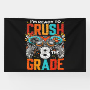 8th Grade Level Unlocked Game On Back To School Banner