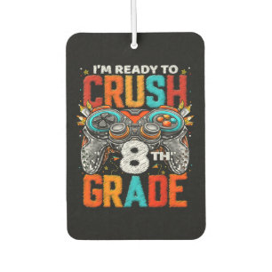 8th Grade Level Unlocked Game On Back To School Car Air Freshener