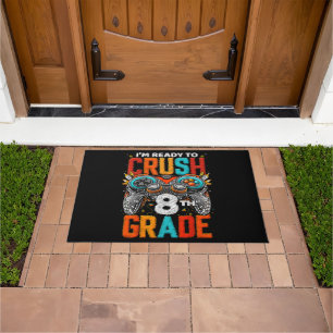 8th Grade Level Unlocked Game On Back To School Doormat