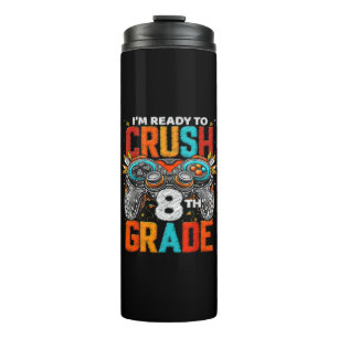 8th Grade Level Unlocked Game On Back To School Thermal Tumbler