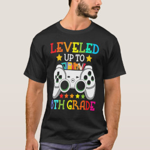 8th Grade Level Unlocked Video Game Back To School T-Shirt