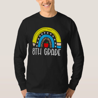8th Grade Rainbow Kids Teachers Field Day 2022 Bac T-Shirt