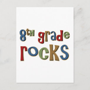 8th Grade Rocks Eighth Postcard