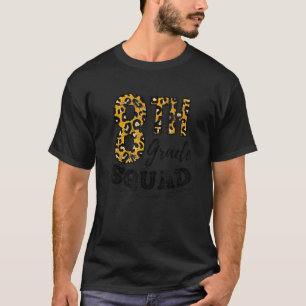 8th Grade Squad Leopard Back To School 8th Grade T T-Shirt