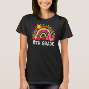 8th Grade Summer Rainbow Kids Teachers Field Day 2 T-Shirt